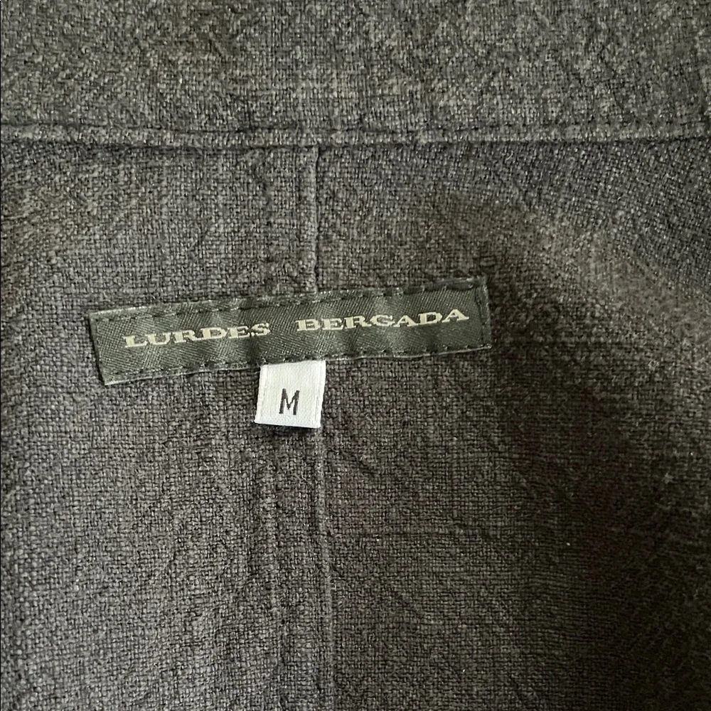 Lurdes Bergada Black Women's Button-Up Blazer - Picture 10 of 16